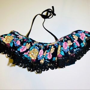 Off the Shoulder Flowy Bikini Top